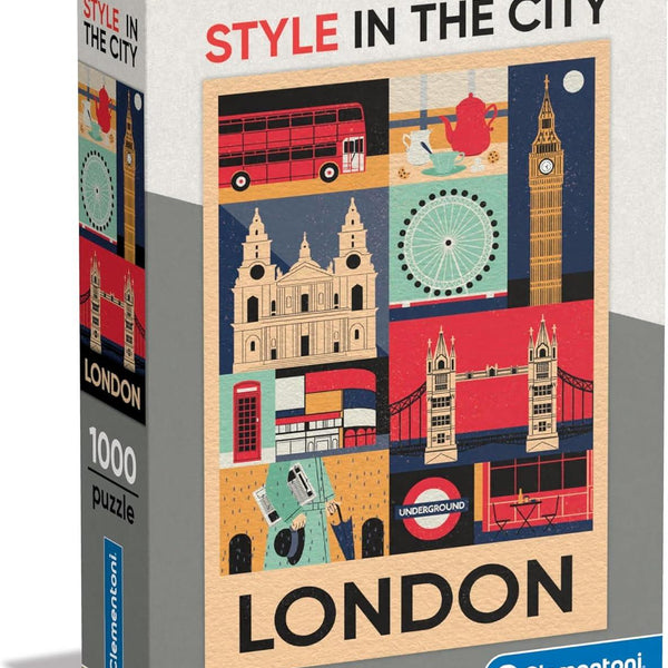 Clementoni Style In The City London Jigsaw Puzzle (1000 Pieces)