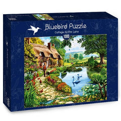 Bluebird Cottage by the Lake Jigsaw Puzzle (1000 Pieces)