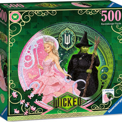 Ravensburger Wicked the Movie Circular Jigsaw Puzzle (500 Pieces)