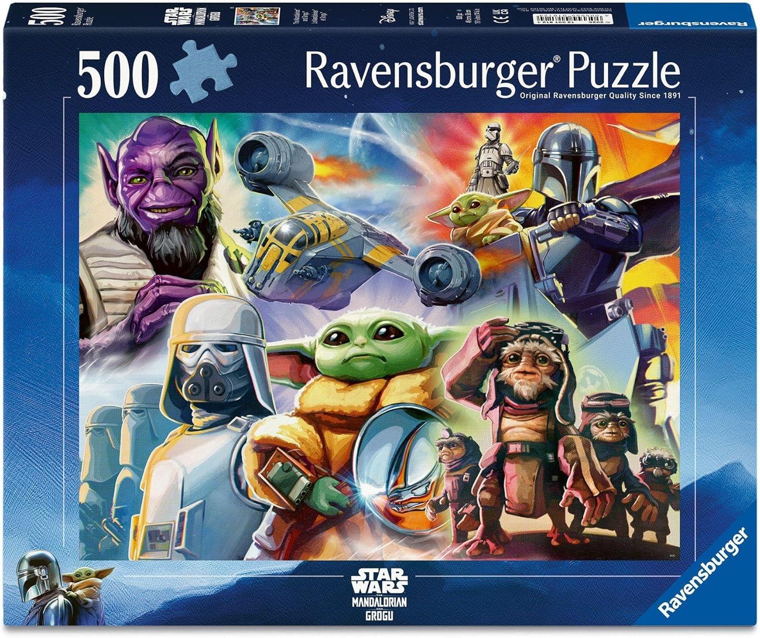 Ravensburger Star Wars Mandalorian and Grogu Jigsaw Puzzle (500 Pieces)