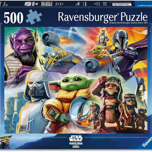 Ravensburger Star Wars Mandalorian and Grogu Jigsaw Puzzle (500 Pieces)
