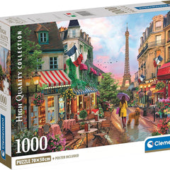 Clementoni Flowers In Paris Jigsaw Puzzle (1000 Pieces)