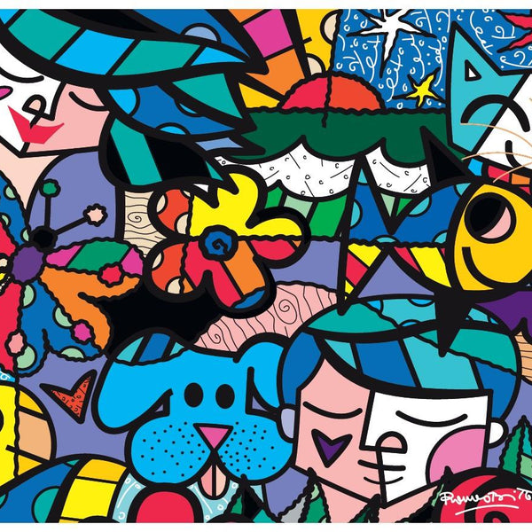 Bluebird Romero Britto - Britto Garden Jigsaw Puzzle (1000 Pieces)