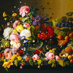 Bluebird Art Roesen - Still Life, Flowers and Fruit Jigsaw Puzzle (1000 Pieces)