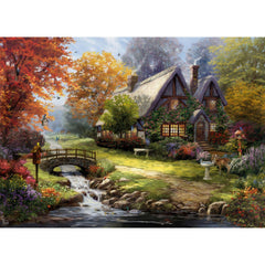 Gibsons Kinkade Birdsong Cottage Jigsaw Puzzle (1000 Pieces)