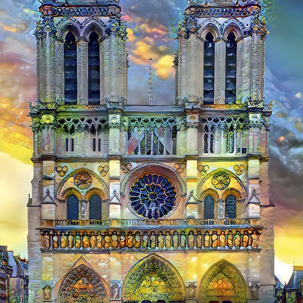 Bluebird Notre-Dame de Paris Cathedral Jigsaw Puzzle (1000 Pieces)