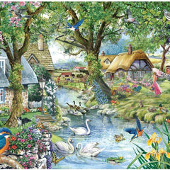 House of Puzzles Kingfisher Cottage Jigsaw Puzzle (1000 Pieces)