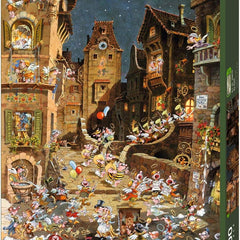 Heye Romantic Town By Night, M. Ryba Jigsaw Puzzle (1000 Pieces)
