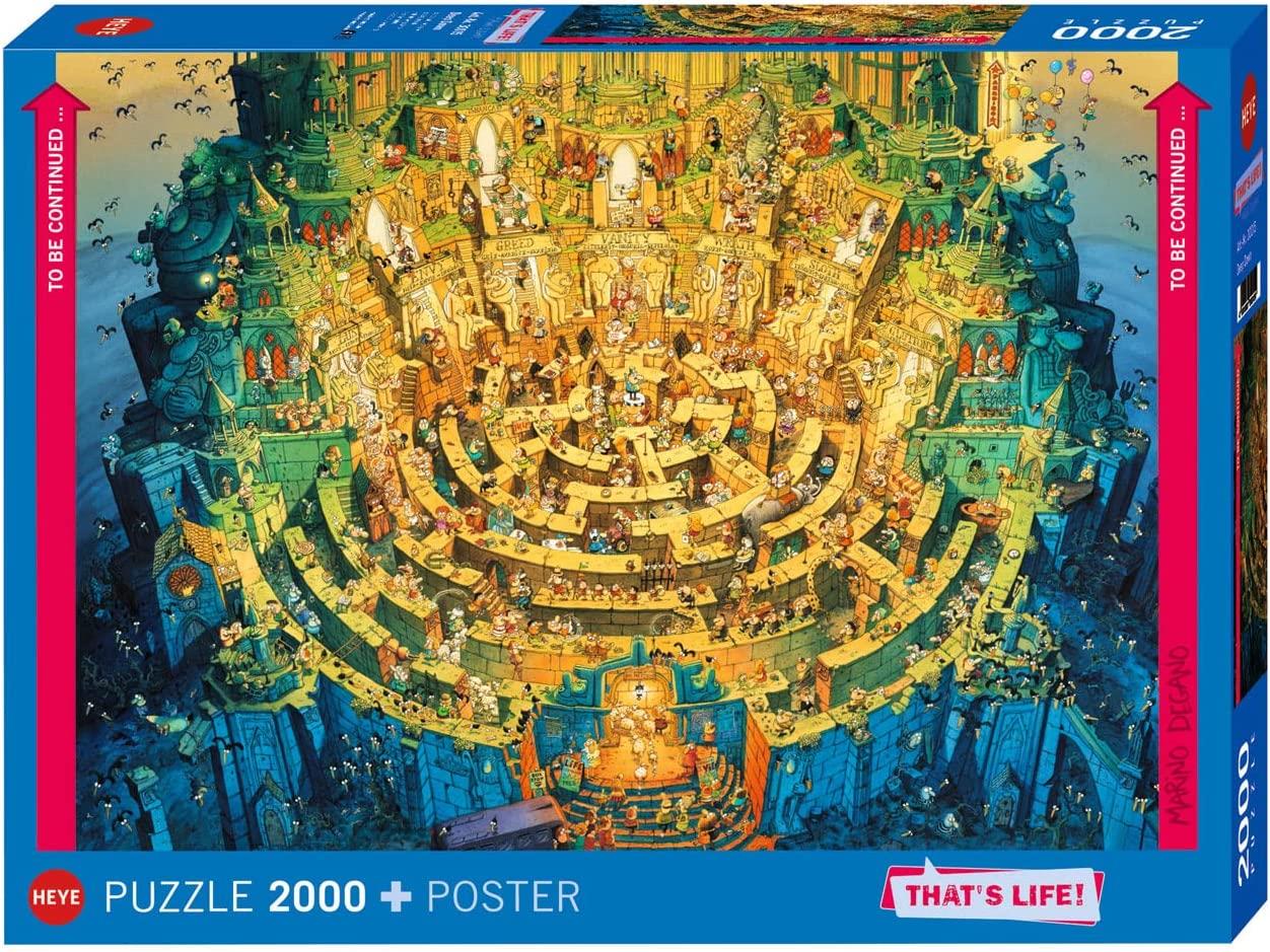 Heye Deep Down, That's Life! Jigsaw Puzzle (2000 Pieces)
