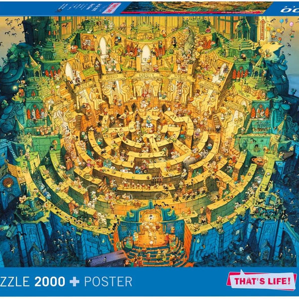 Heye Deep Down, That's Life! Jigsaw Puzzle (2000 Pieces)