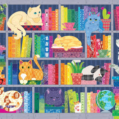 Cobble Hill Rainbow Cats Jigsaw Puzzle (500 XL Pieces)