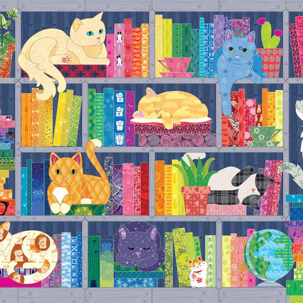 Cobble Hill Rainbow Cats Jigsaw Puzzle (500 XL Pieces)