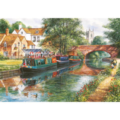 Gibsons Terry's Waterways Jigsaw Puzzle (4 x 500 Pieces) DAMAGED BOX