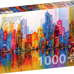 Enjoy Rainbow City Jigsaw Puzzle (1000 Pieces)