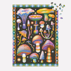 Galison Cosmic Mushrooms Jigsaw Puzzle (1000 Pieces) DAMAGED BOX