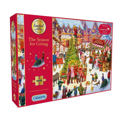 Gibsons The Season for Giving Jigsaw Puzzle (1000 Pieces) DAMAGED BOX
