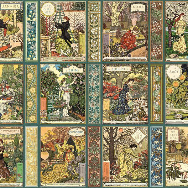 Cobble Hill Jardiniere: A Gardener's Calendar Jigsaw Puzzle (1000 Pieces)