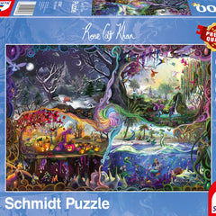 Schmidt Portal of the Four Realms, Rose Cat Khan Jigsaw Puzzle (1000 Pieces)