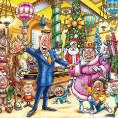 Wasgij Christmas 21 A Very Merry Makeover! Jigsaw Puzzles (2 x 1000 Pieces)