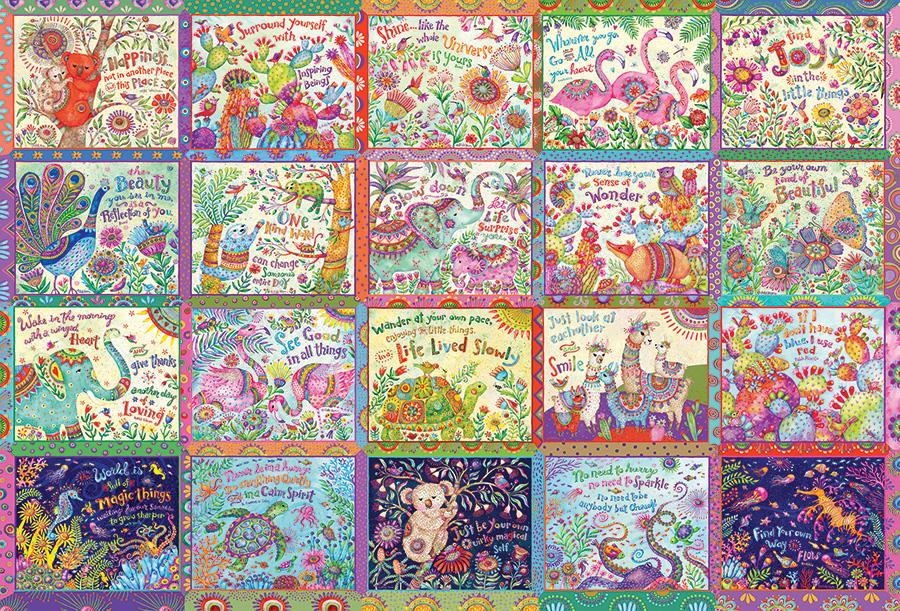 Cobble Hill Happy Thoughts Jigsaw Puzzle (2000 Pieces)