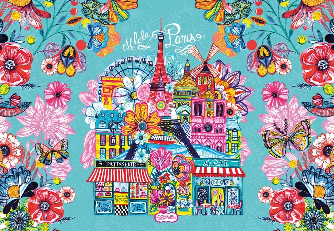 Bluebird Paris Jigsaw Puzzle (1000 Pieces)