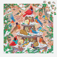 Galison Festive Feathers Foil Jigsaw Puzzle (500 Pieces)