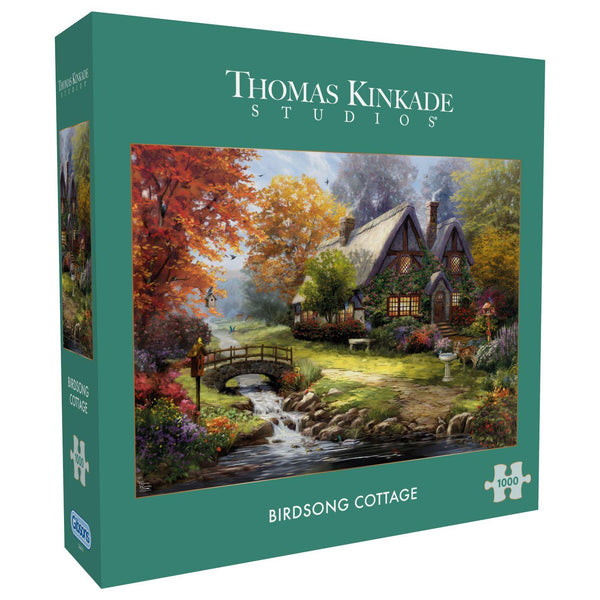Gibsons Kinkade Birdsong Cottage Jigsaw Puzzle (1000 Pieces)