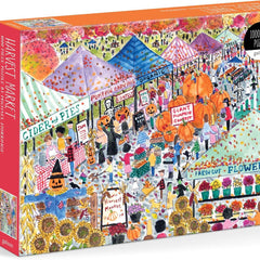 Galison Michael Storrings Harvest Market Jigsaw Puzzle (1000 Pieces)