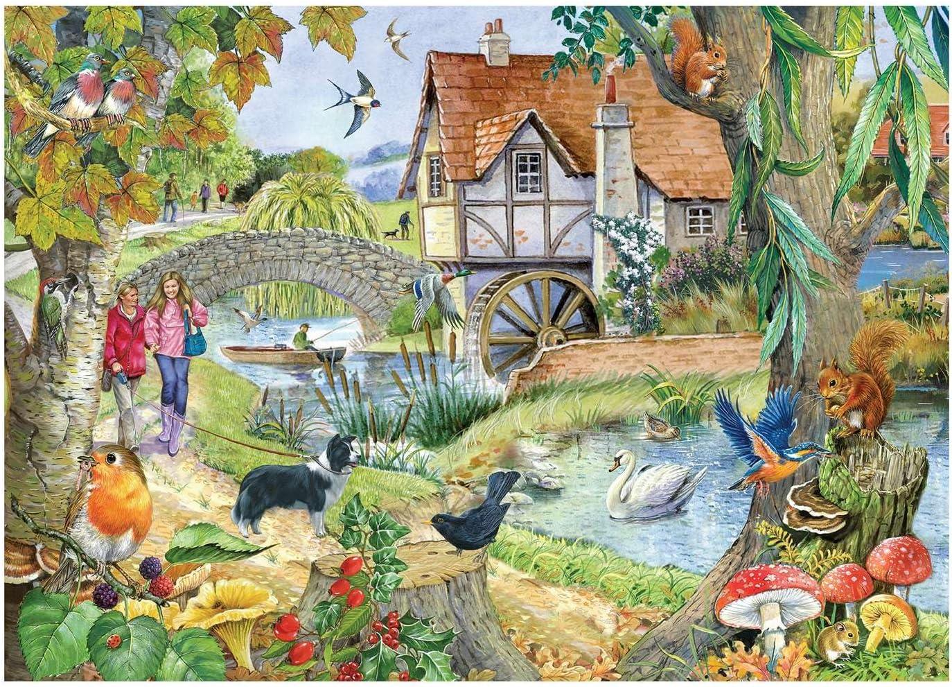 House of Puzzles The Old Mill House Jigsaw Puzzle (500 Pieces)