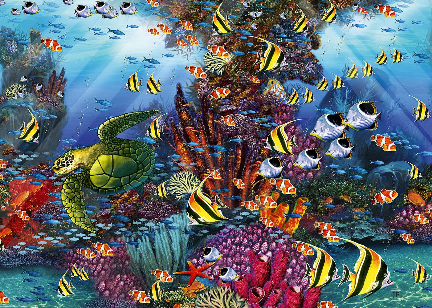 Alipson The Reef Detail Jigsaw Puzzle (1500 Pieces)