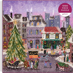 Galison Christmas Square, Joy Laforme Jigsaw Puzzle (1000 Pieces) - DAMAGED BOX