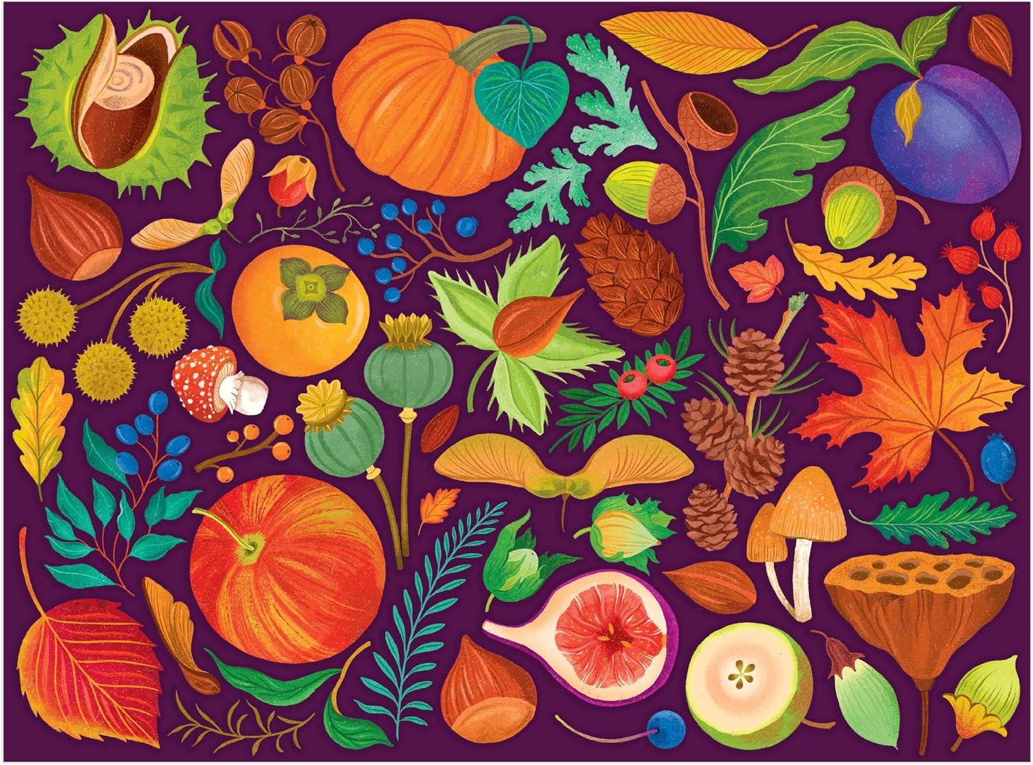 Galison World of Fall Flora Jigsaw Puzzle (1000 Pieces)