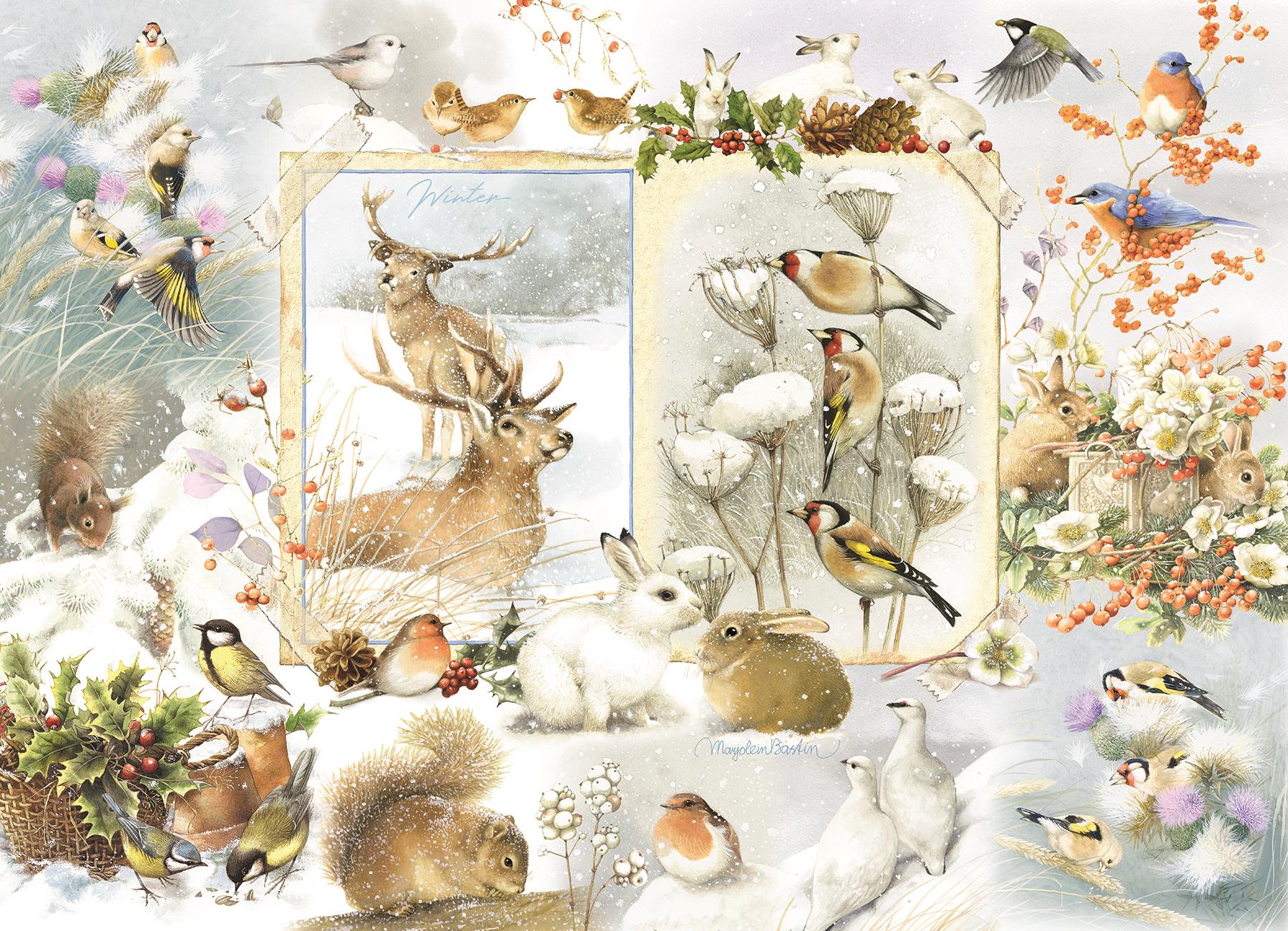 Cobble Hill Nature Journal: Winter Jigsaw Puzzle (1000 Pieces)