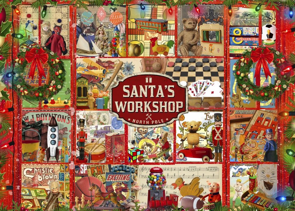 Bluebird Santas Workshop Jigsaw Puzzle (500 Pieces)