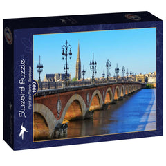 Bluebird Pont de Pierre, Bordeaux Jigsaw Puzzle (1000 Pieces)
