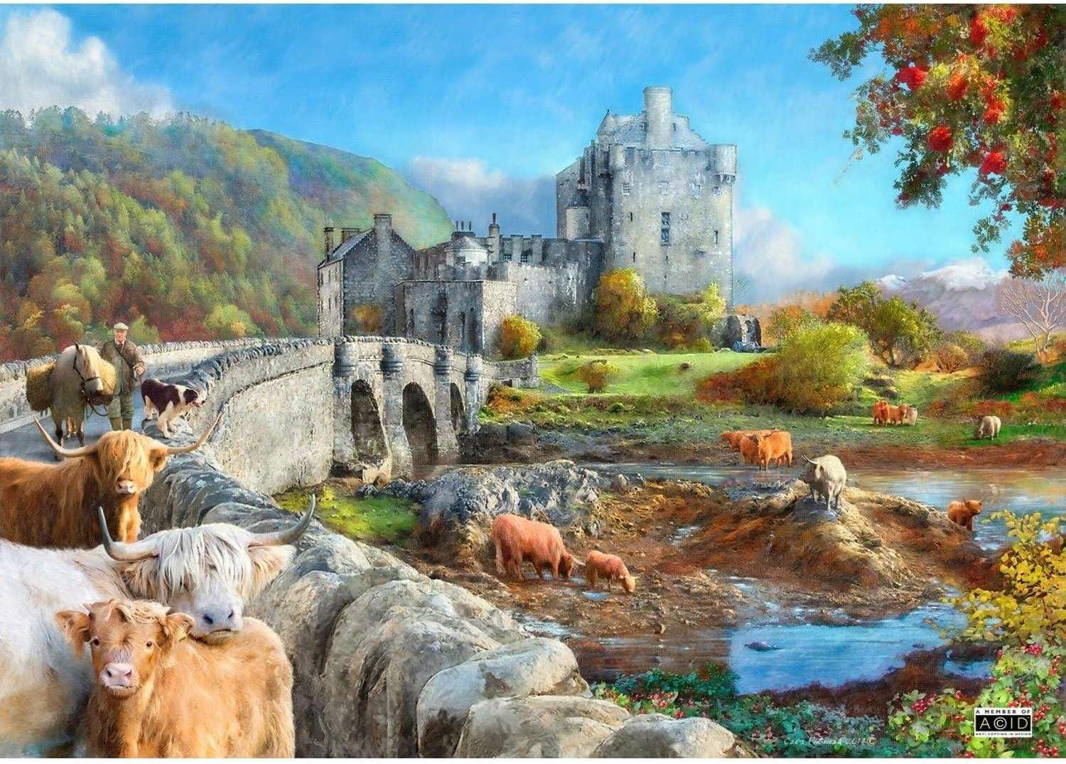House of Puzzles Highland Morning Jigsaw Puzzle (1000 Pieces)