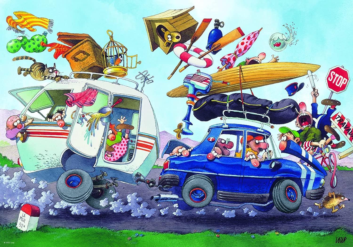 Heye Off On Holiday! Cartoon Classic Jigsaw Puzzle (500 Pieces)