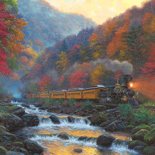 Cobble Hill Smoky Train Jigsaw Puzzle (1000 Pieces)