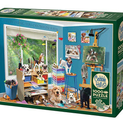 Cobble Hill Studio Pups Jigsaw Puzzle (1000 Pieces)