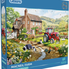 Gibsons Macneil Farm Jigsaw Puzzle (1000 Pieces) DAMAGED BOX