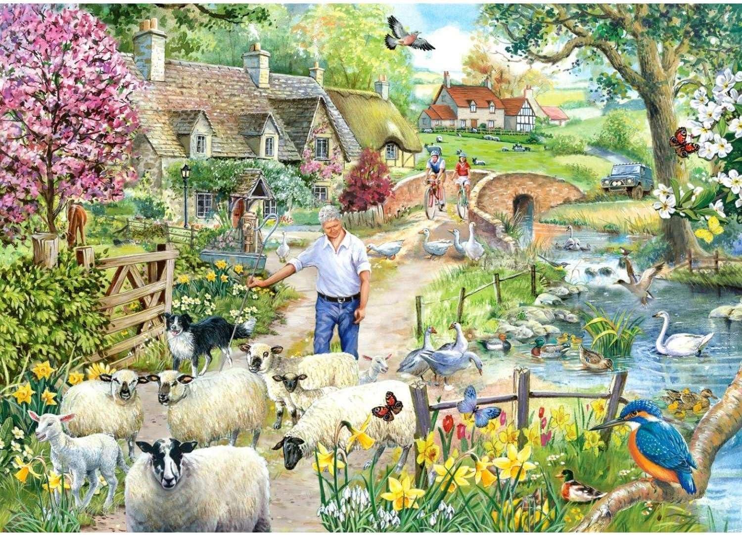 House of Puzzles Shepherd's Lane Jigsaw Puzzle (1000 Pieces)