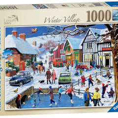 Ravensburger Leisure Days No 3 The Winter Village Jigsaw Puzzle (1000 Pieces) - DAMAGED  BOX