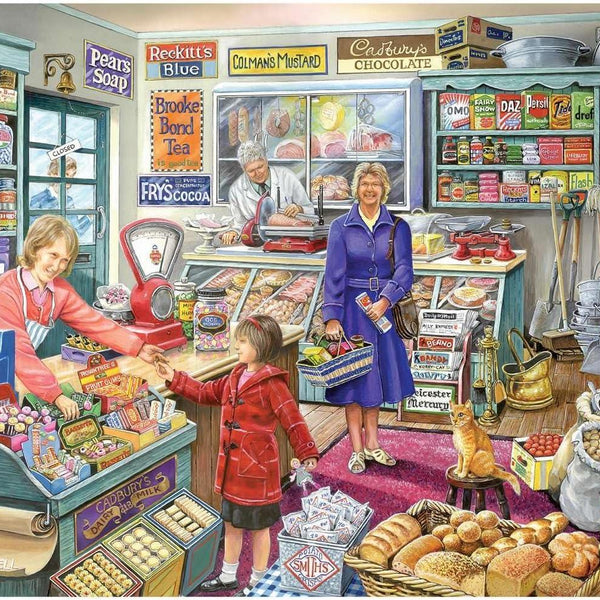 House of Puzzles Pennies To Spend Big Jigsaw Puzzle (500 XL Pieces)