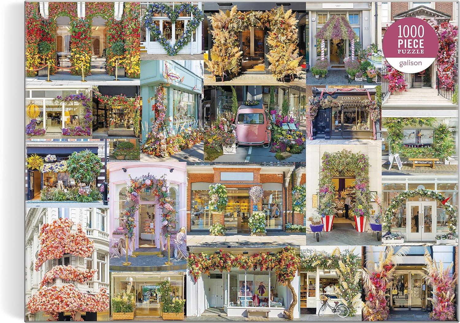 Galison London in Bloom Jigsaw Puzzle (1000 Pieces)