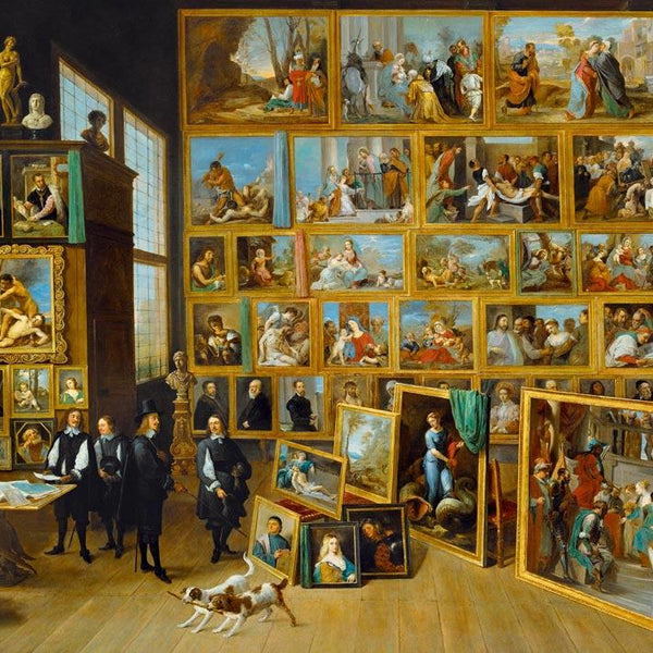 Bluebird Art Teniers the Younger - The Art Collection of Archduke Leopold Wilhelm in Brussels Jigsaw Puzzle (1000 Pieces)