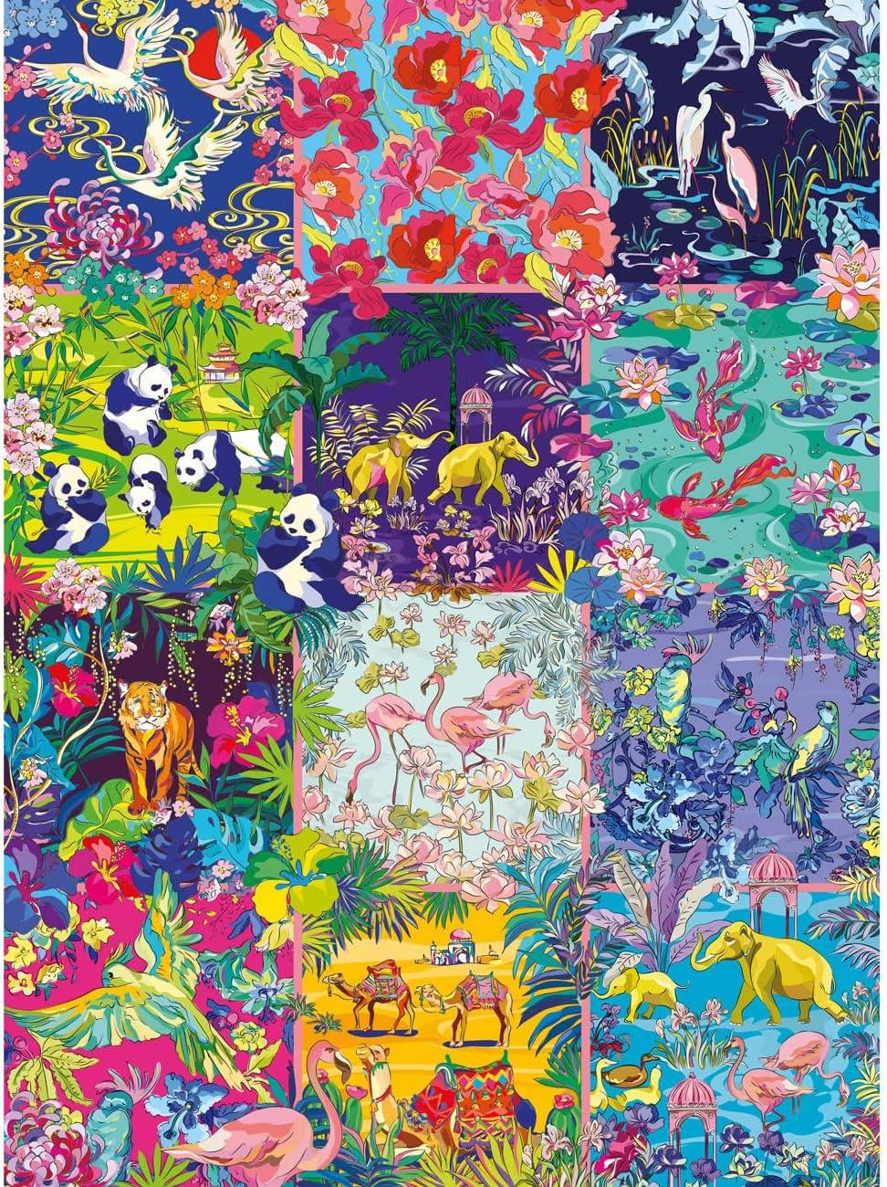 Gibsons House of Turnowsky Nature's Carnival Jigsaw Puzzle (1000 Pieces)