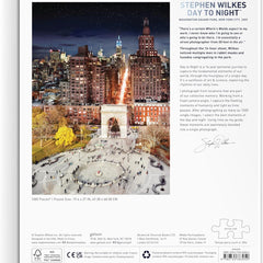 Galison Stephen Wilkes Day To Night Washington Square Park Jigsaw Puzzle (1000 Pieces)