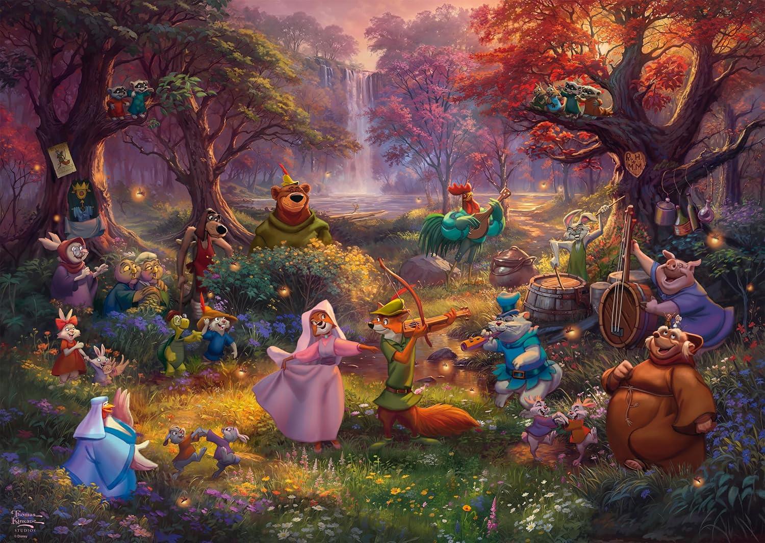 Schmidt Kinkade Disney Robin Hood Jigsaw Puzzle (1000 Pieces)