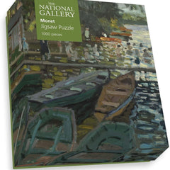 Bathers at La Grenouillere, Monet - National Gallery Jigsaw Puzzle (1000 Pieces)