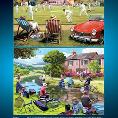 Ravensburger Happy Days No 7, Favourite Pastimes (4 x 500 Pieces)